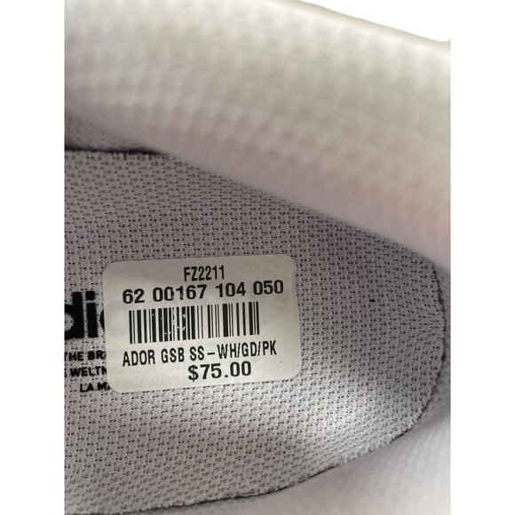 Adidas Superstar Pure J womans white leather sneakers size 5 SKU 8481 - Picture 15 of 16